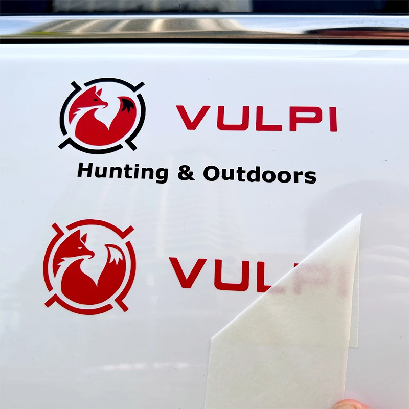 Easy Application Personalized Vehicle Lettering Stickers UV Transfer Customized Vinyl Car Window Stickers