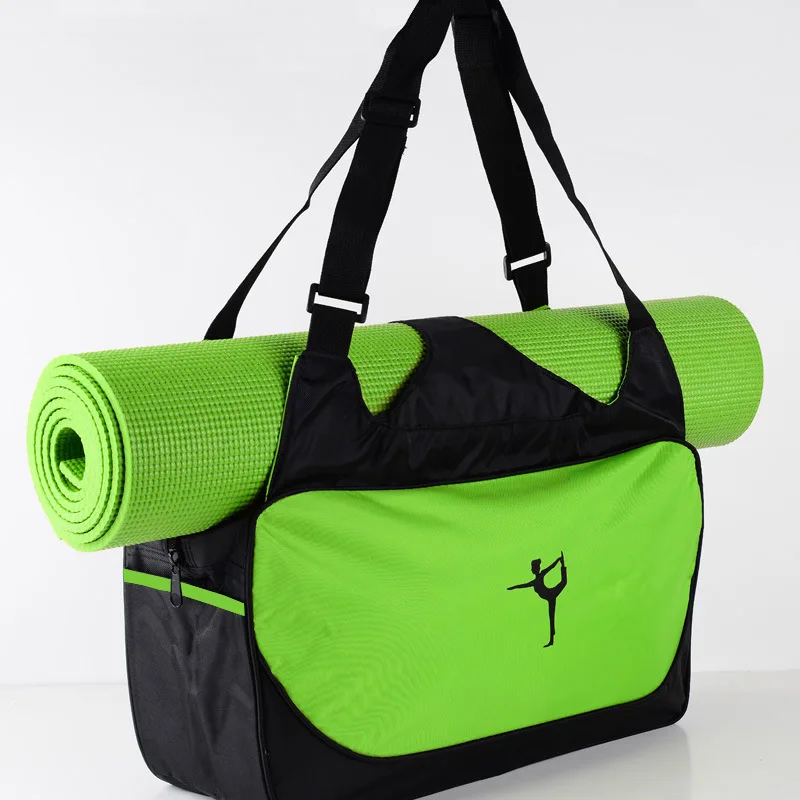 
Custom logo Large capacity Yoga Mat Bags Fitness Bag Exercise Duffel Shoulder Sports Bag 