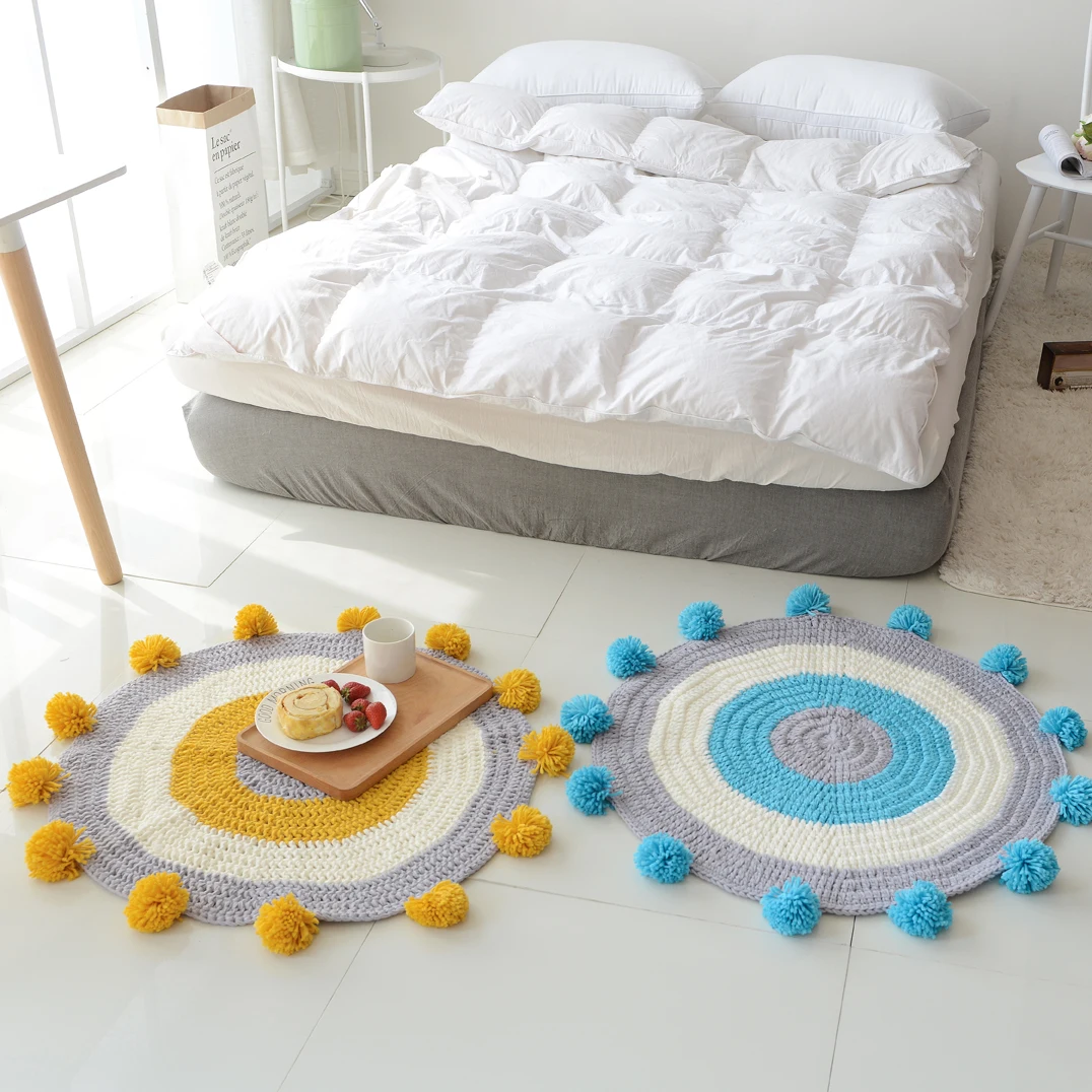 Best Selling Anti-slip Custom Home Floor Mat Concentric Circular Floor Mat