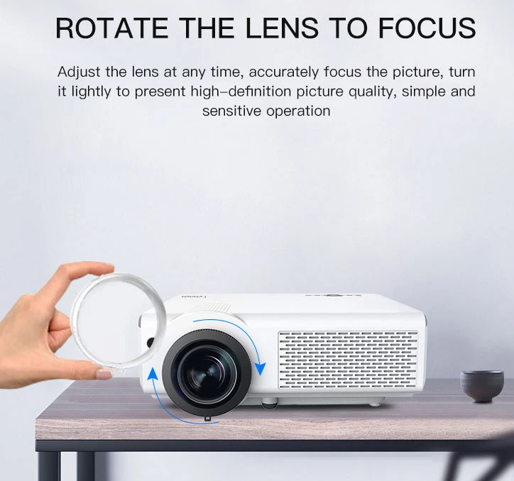  Amazon Top Hot Selling OEM ODM High Lumens Native 1080p Projector Full HD 4K LCD LED Video Portable Home