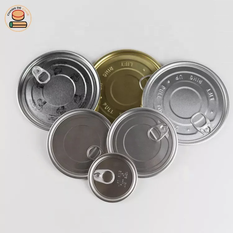 50% Discounted Round Aluminum Foil Easy Peel off Tinplate Lids for Cans Jars and Bottles Metal Material Refillable Design