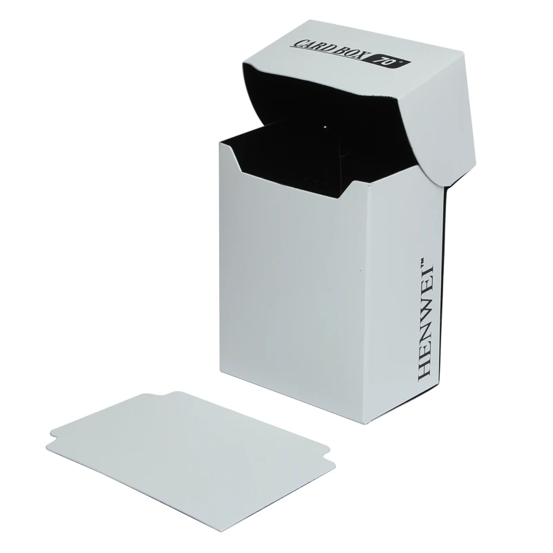 Custom Storage Acid Free Foldable Folding PP Plastic Deck Box Packaging plastic deck box