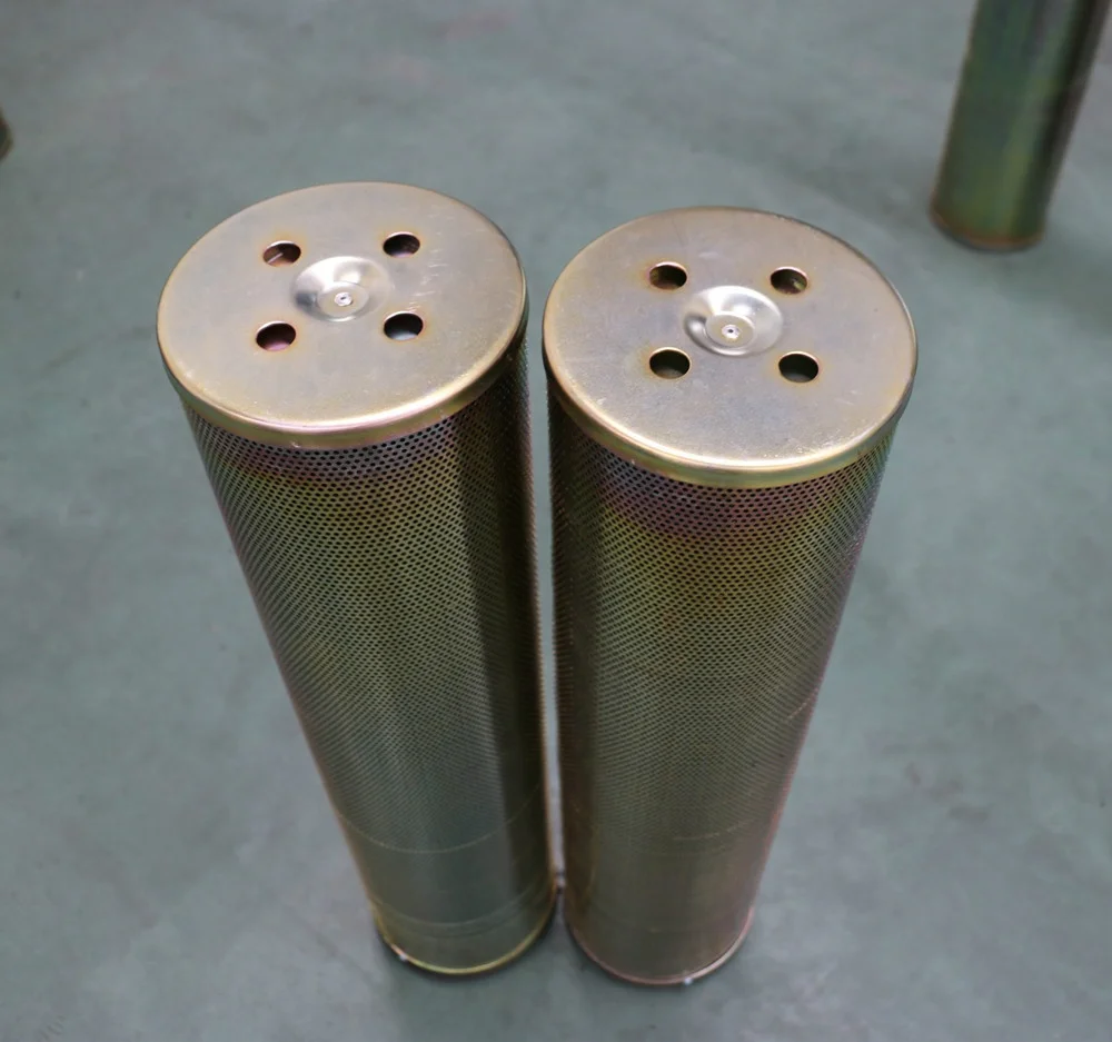 
145mm diameter cylinder/ canister activated carbon filter for Hvac industrial gas filtration 