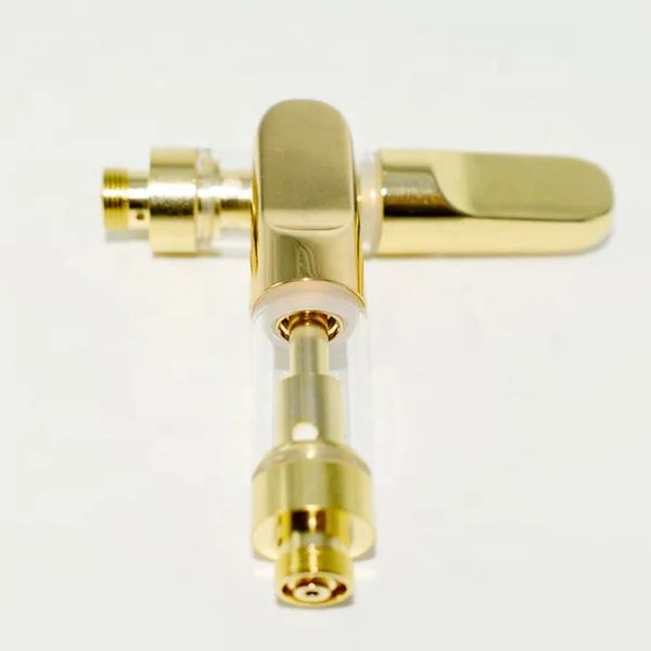 Оптовая продажа, 510 резьбовой масляный испаритель, пустой испаритель, картридж для вейпа, Золотой наконечник