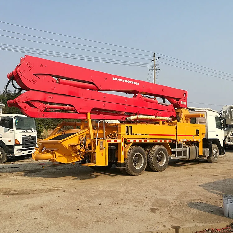 2012 diesel putzmeister volvo 36m used cost of truck mounted concrete pump trucks for sale