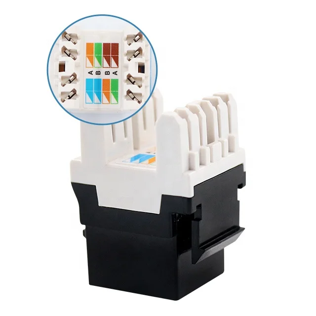 Модульный соединитель 110, 180 градусов, 8P8C