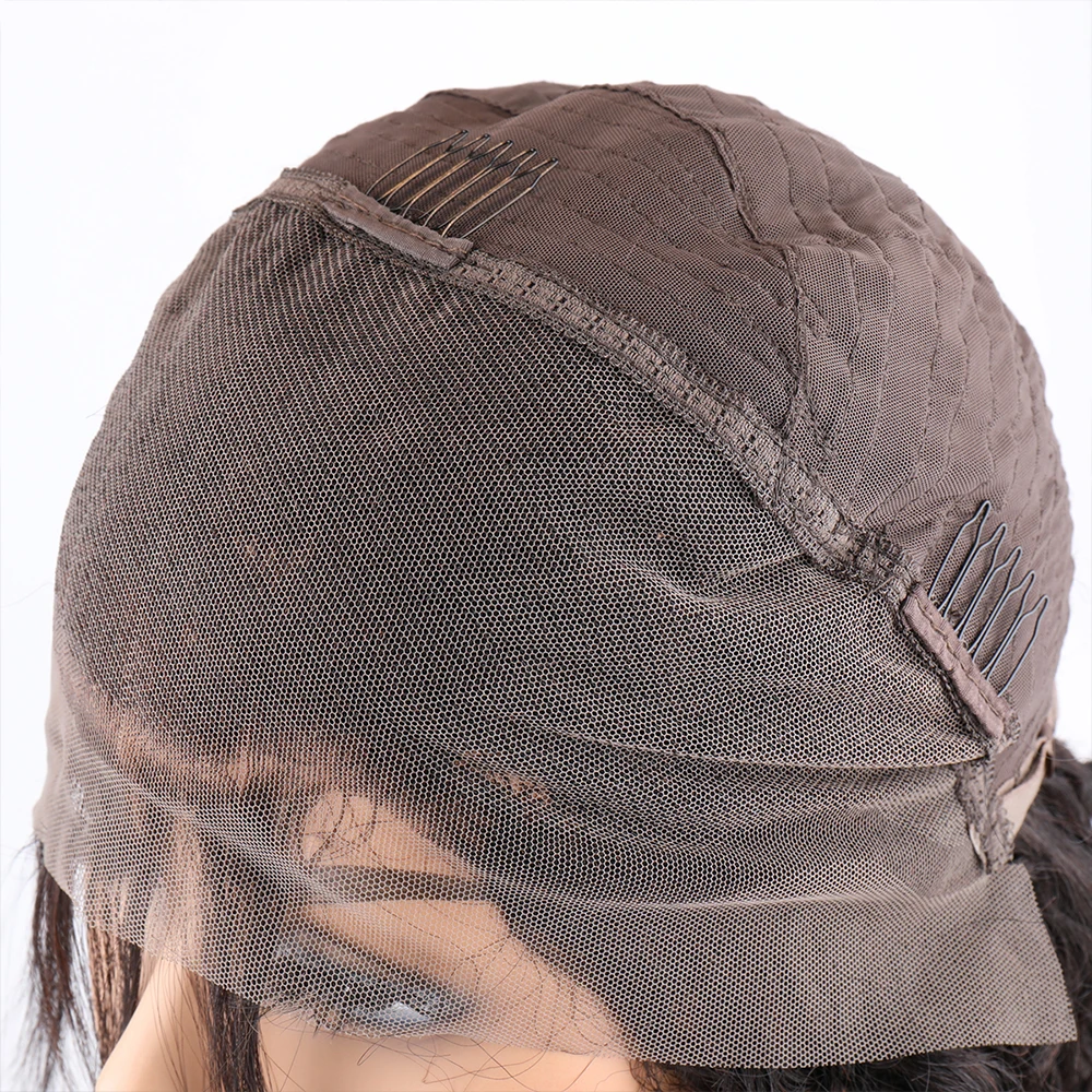 Bliss 100% Human Hair 13x4 Deep Wave Lace Front Middle Part Pre Plucked Short Bob Water Wave Wigs for Women