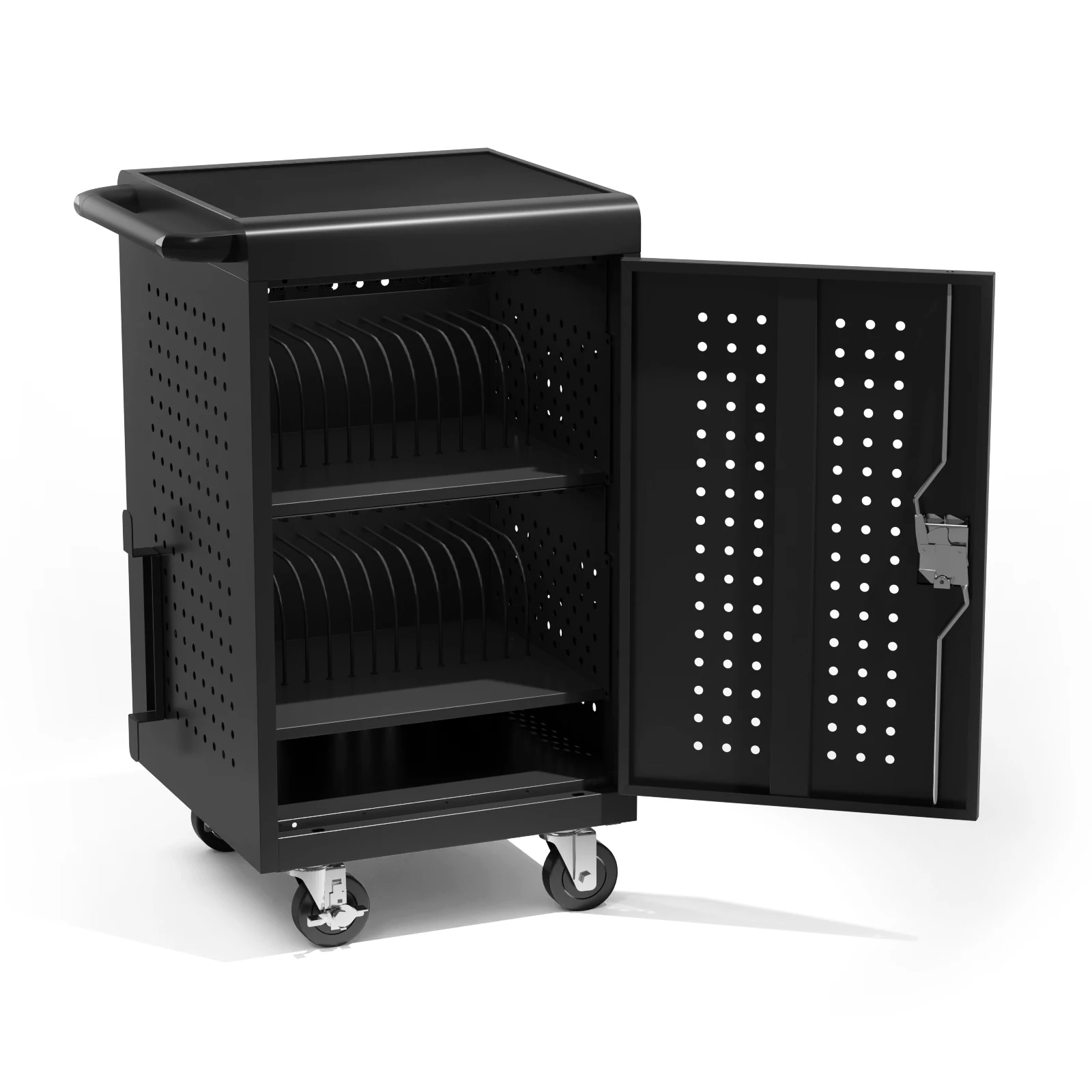 New Arrival Custom Design Laptop Storage Cart Tablet 30 Usb Charging Trolley For School Used