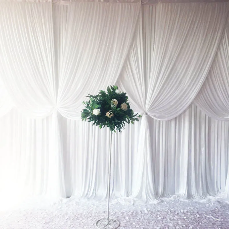 10*10ft size background drappery drape silk material Fondo de la pared de la fiesta del evento event party wall backdrop