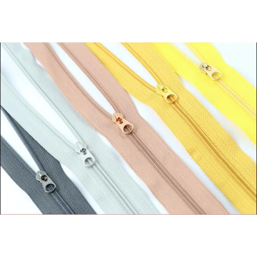 Factory Wholesale Nylon #5 zipper slider with Short pulller zip Sliders Fancy zipper pulls Marine Enclosures