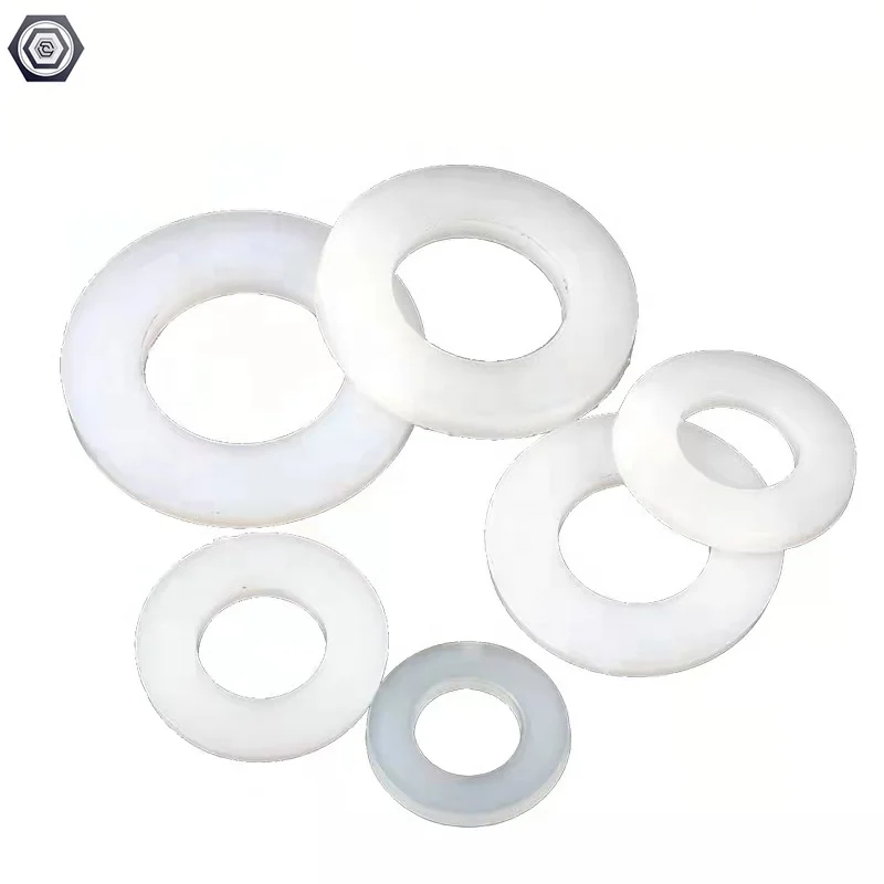 Nylon Flat Washers Custom Plastic Flat Washers DIN Nylon Insulating Plastic Washers