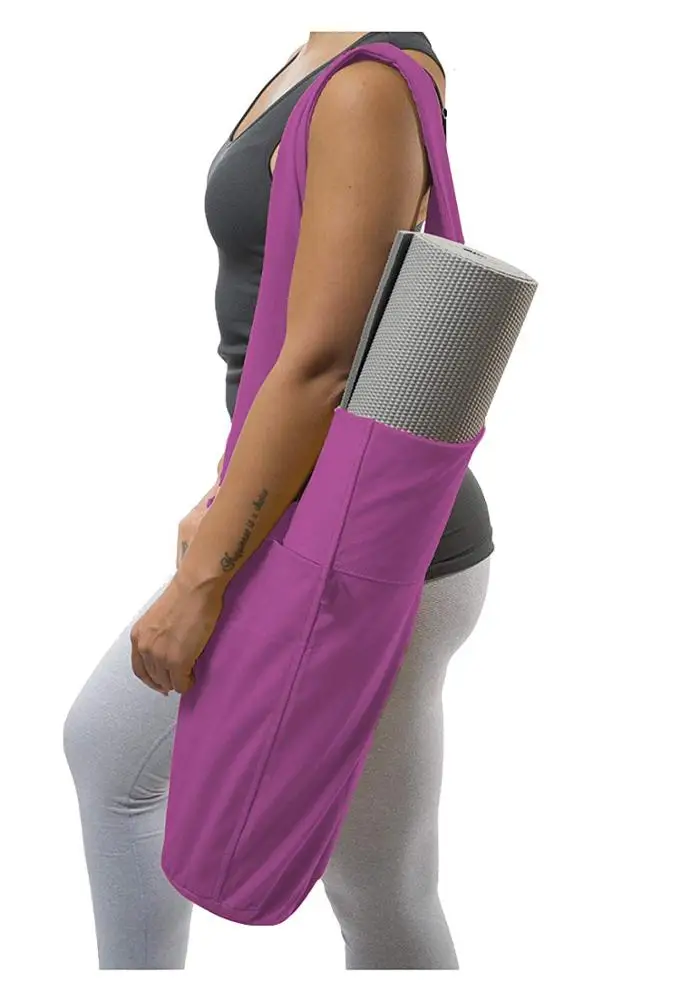 Сумка для йоги, коврик для тренажерного зала, сумка-переноска с большим боковым карманом