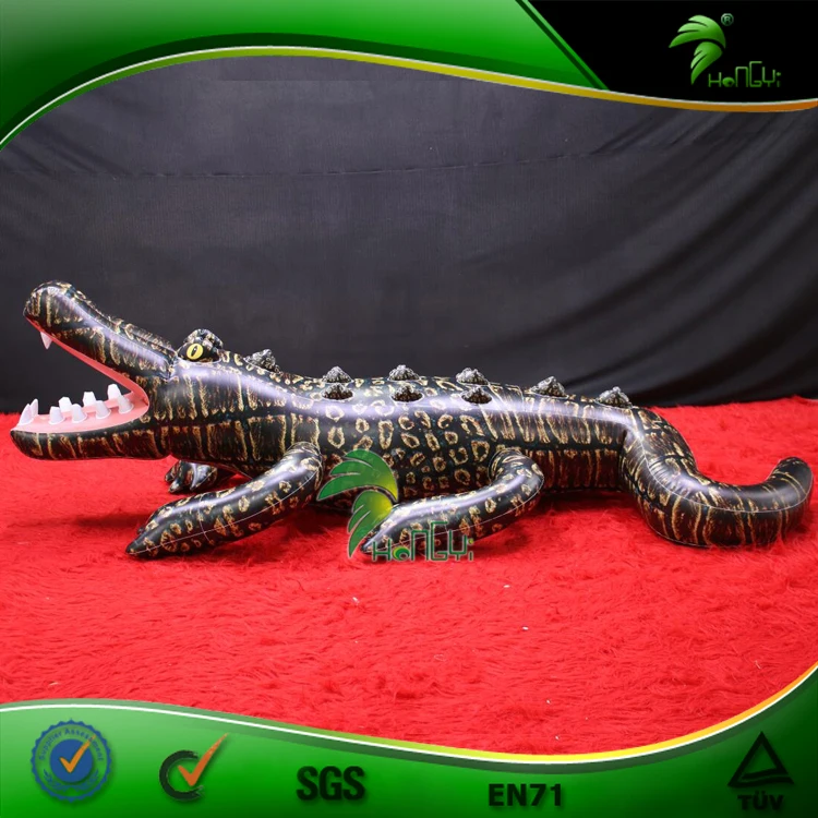 Realistic Inflatable Crocodile Inflatable Alligator Wild Animal Air Model Amusement Park Display