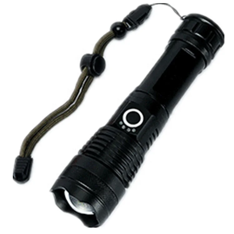 Led Flashlights Zoomable With Aluminium Body For Camping