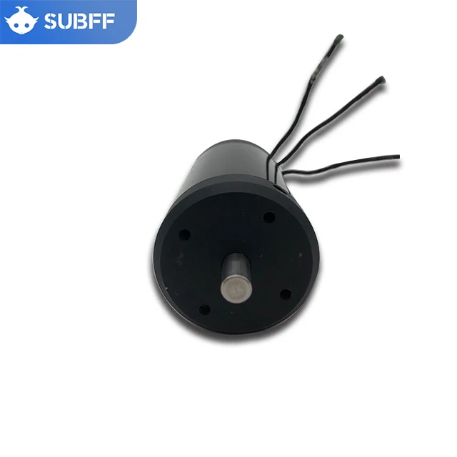 SUBFF underwater Dc Brushless  Propeller Motor Permanent Magnet Black Strong Power 24 Volt waterproof  Motor for 14KG thruster