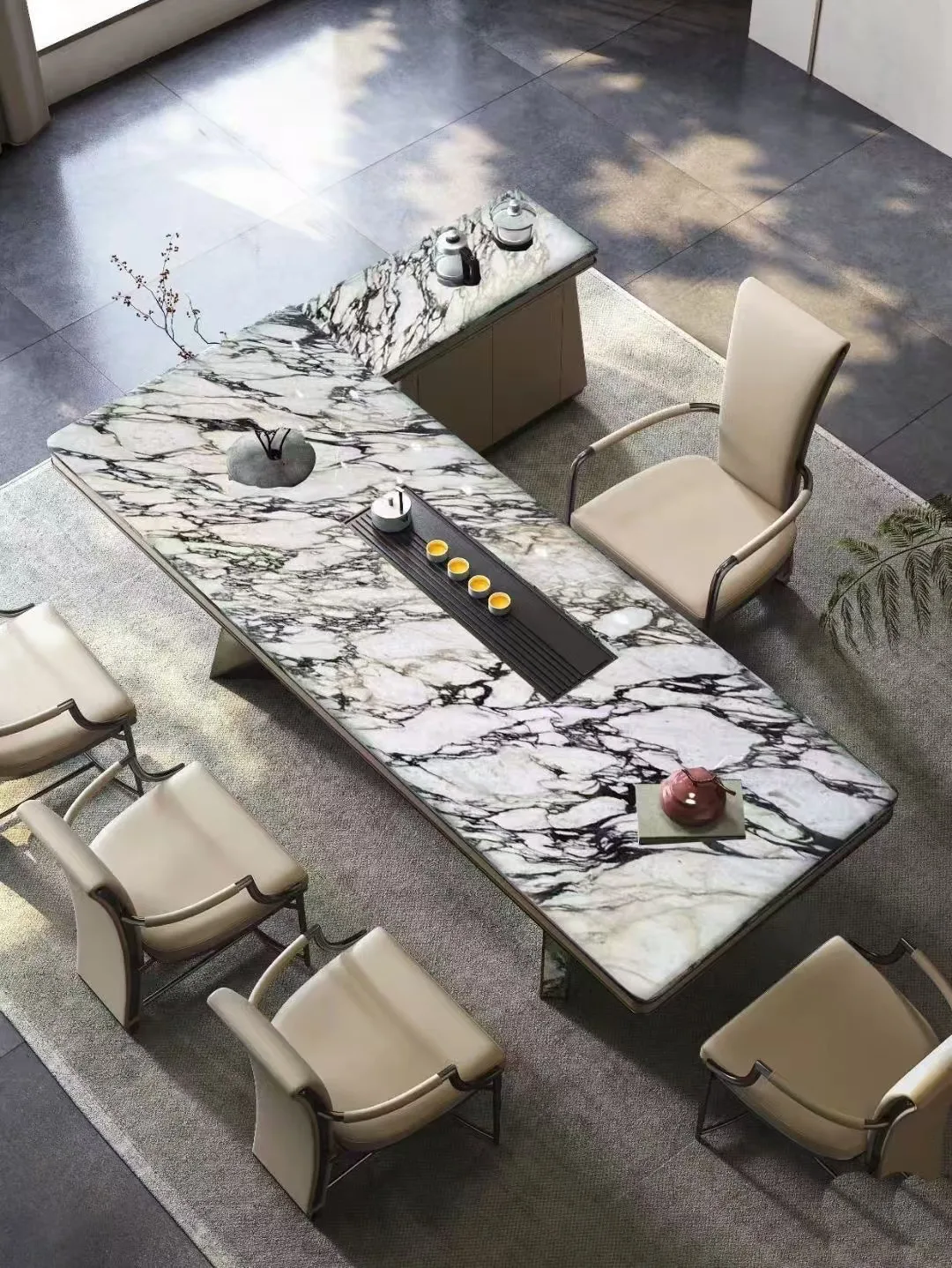 RF Italian natural Calacatta Bulgari viola marble slab antique white used for countertops