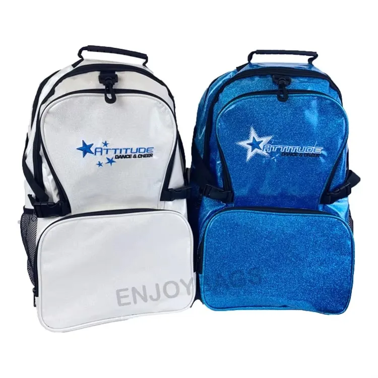 2024 New Wholesale Glitter Backpack Sparkle Cheerleading Backpack For Cheerleader
