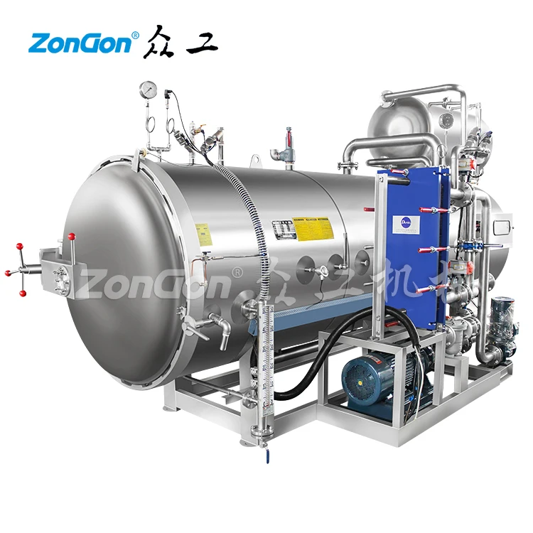 Water spray retort sterilizer autoclave