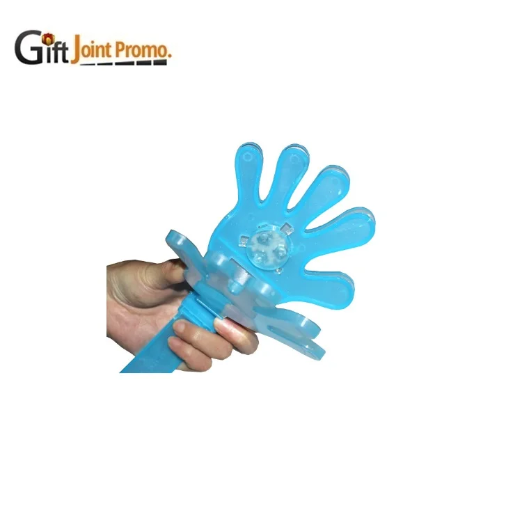 
Personalized Printed Party Cheering Plastic LED Hand Clapper 