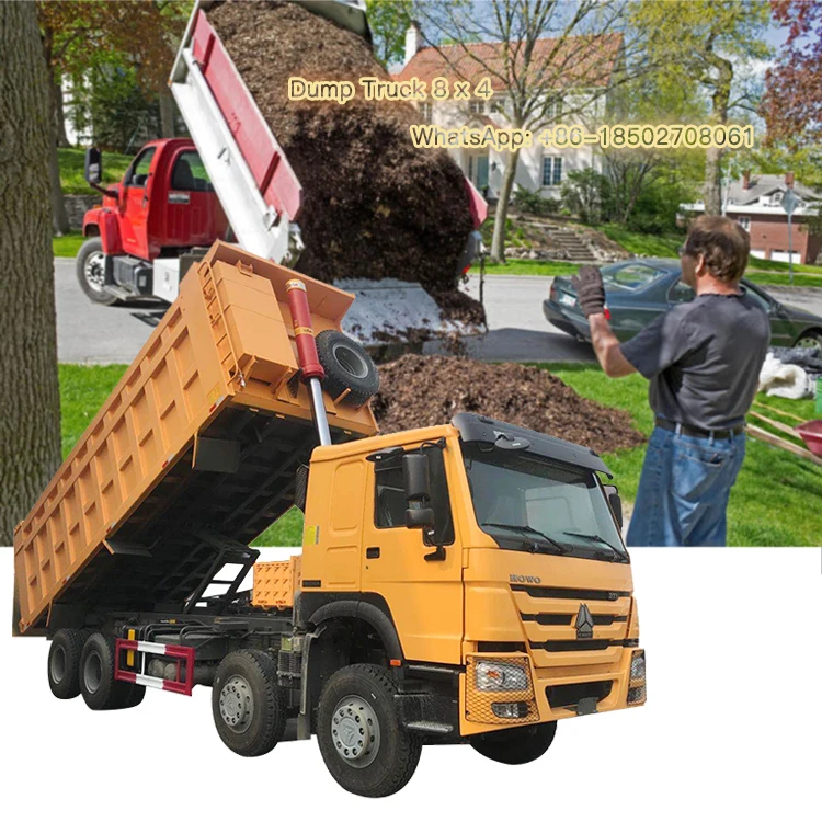 Mozambique Front Lifting Heavy Truck Sinotruk Howo Left Hand Drive 10Wheels 6X4 8X4 Dumper Tipper Dump Truck