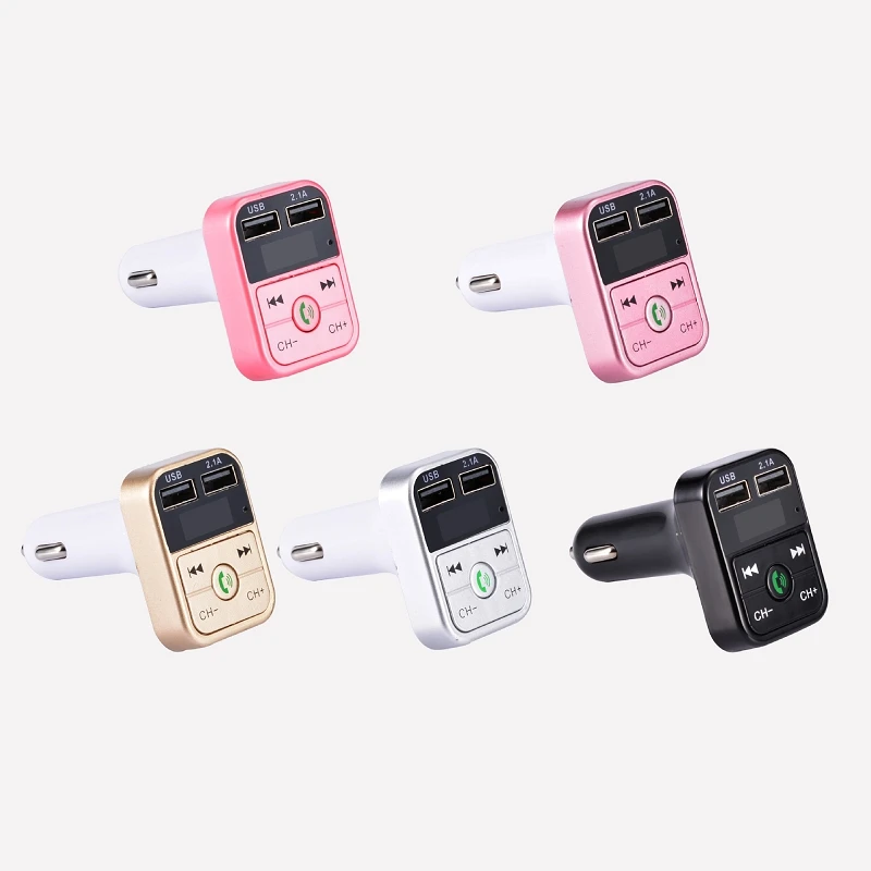 Автомобильный MP3-плеер B2 с функцией громкой связи и USB-зарядным устройством 2 1 А автомобильный беспроводной FM-передатчик