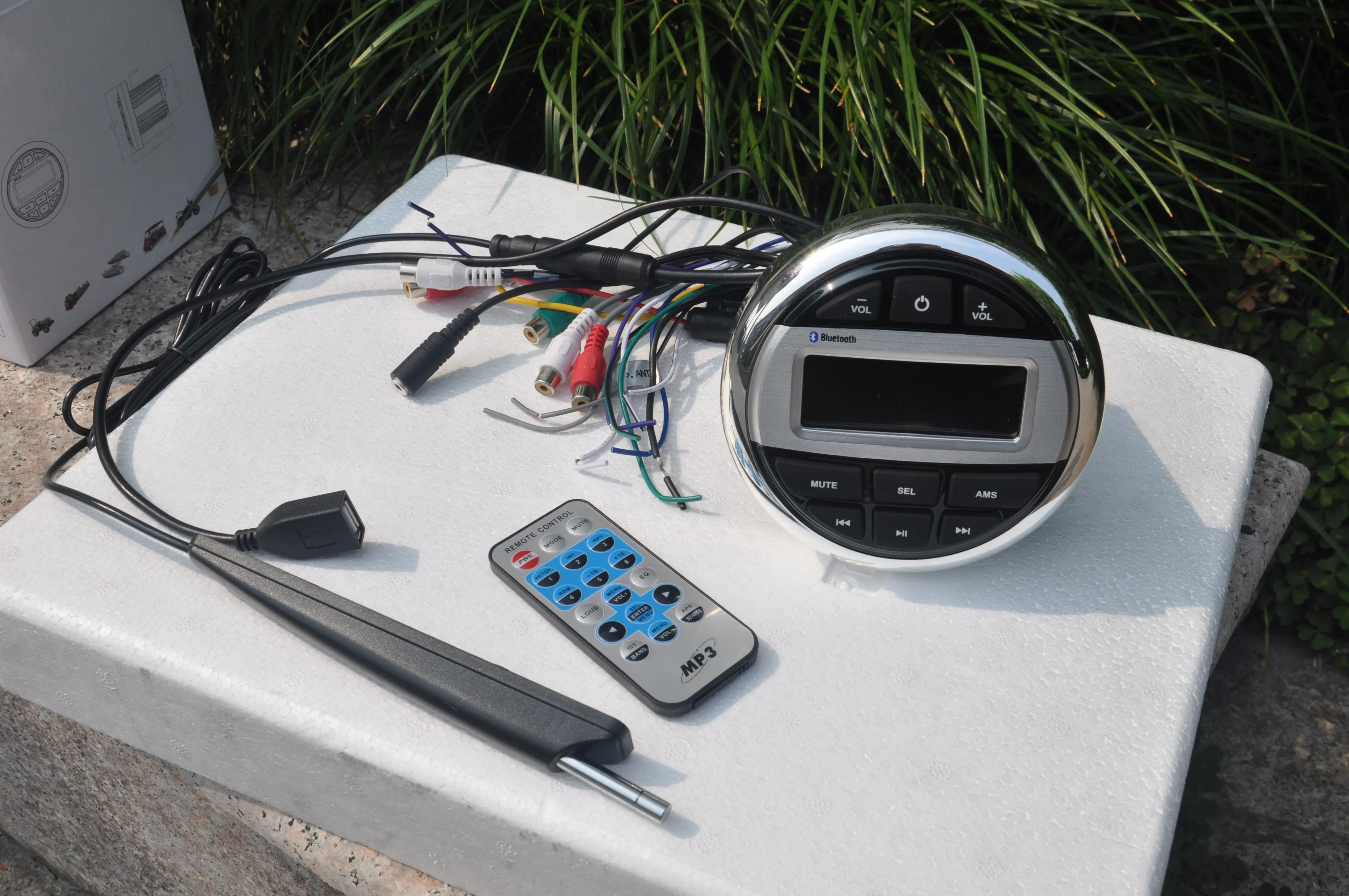 DIBEISI waterproof marine bt radio player component speaker MB5002