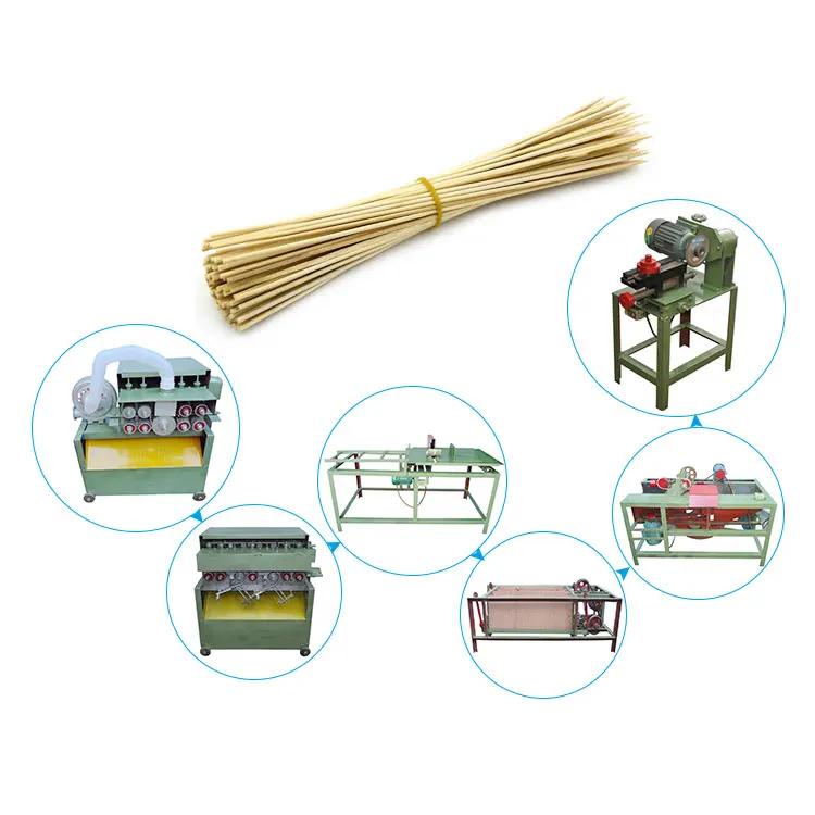 Профессиональное решение, Высококачественная машина для обработки палочек для барбекю, благовоний, бамбуковых палочек, зубочисток