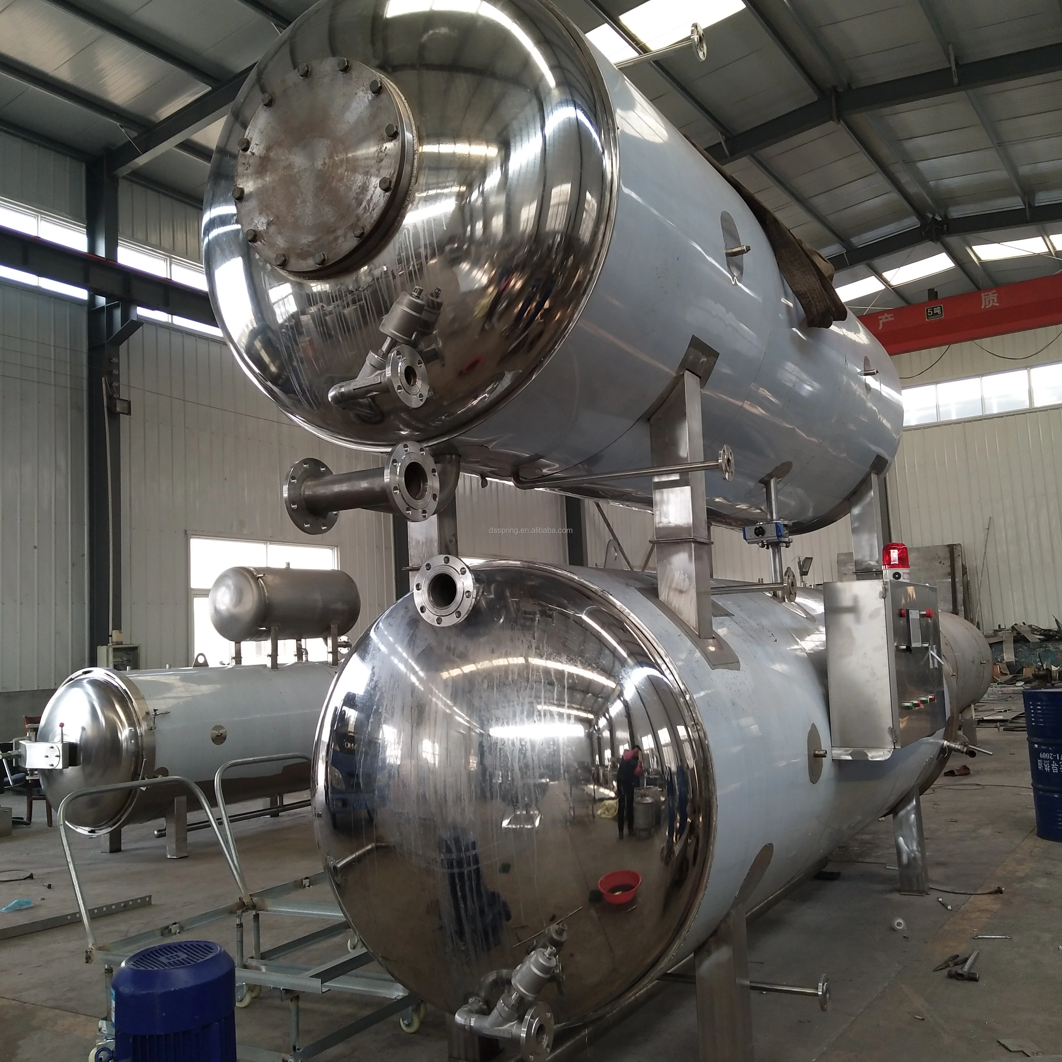 Cod Fillets Conger (Eel) Hake Red Mullet can steam retort machine