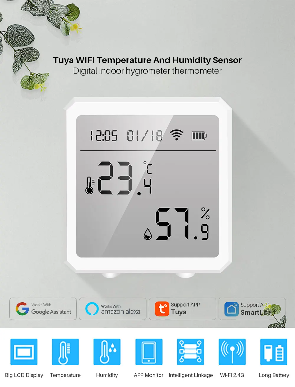 WiFi Temperature Humidity sensor