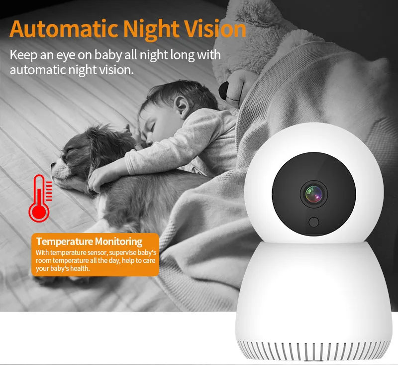 Vanci Smart  new 5-inch baby & pet monitor  is a home 1080P HD  video cameras