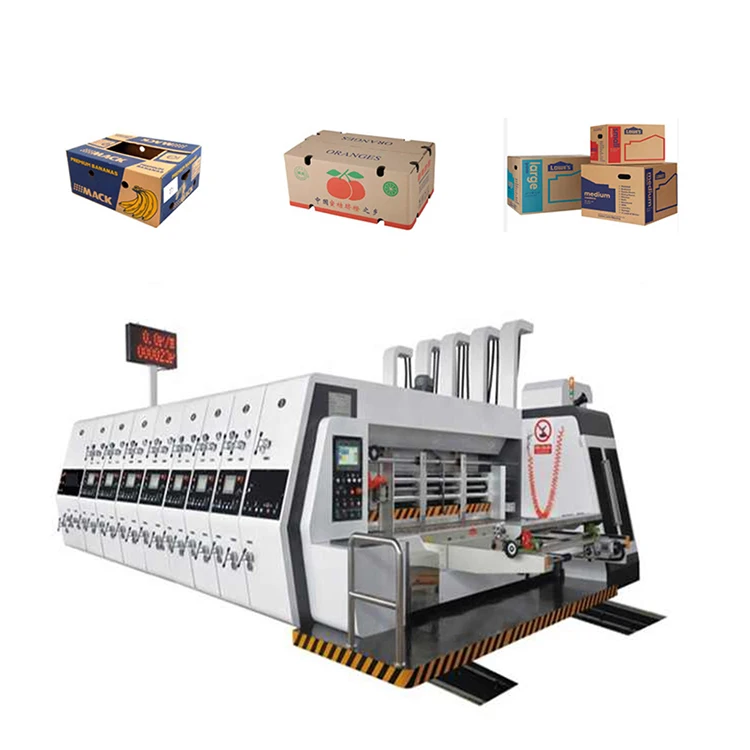 Ce Automatic Corrugated Carton Box Maker Flexographic Printer Slotter Die Cutter Packing Packaging Machine Manufacturer