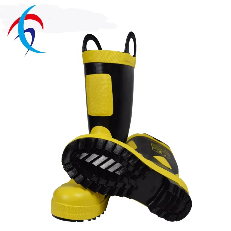 Factory Direct Supply Flame Resistant Firefighting Boots Fireman Equipment for Fire Fighting