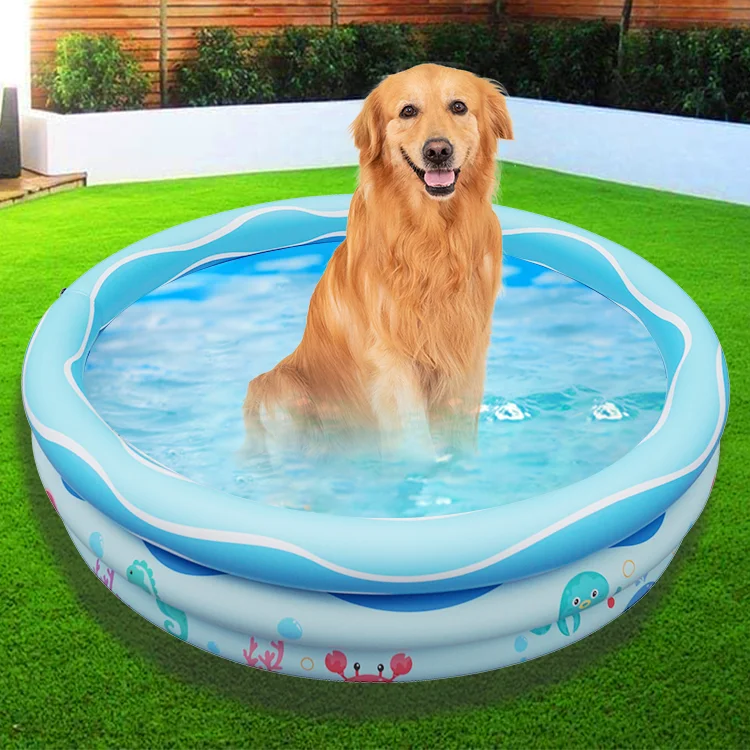 3 Rings Kiddie Pool for Toddler Kids Donut/Flower/Ocean life inflatable water pool for kids paddling pool for pet dogs