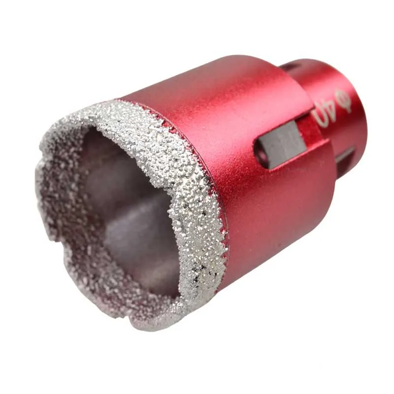6-100mm M14 Granite Marble Diamond Vacuum Brazed Dry Drilling Core Bits Crown Porcelain Ceramic Tile Drill Bits Hole Saw