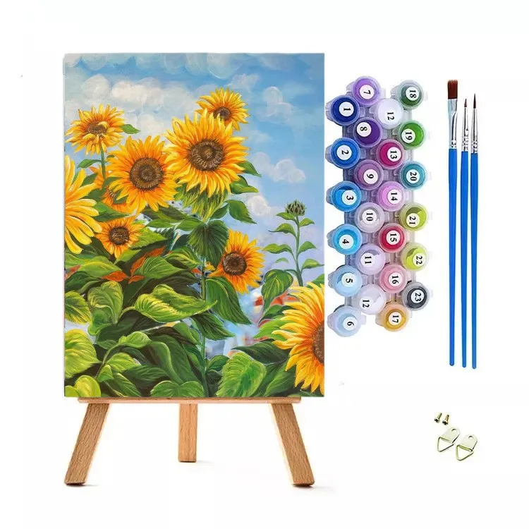 Le-30 Painting by Number DIY Number Canvas Scenery Oil Painting Adult Home  Decoration Celebrity Paint