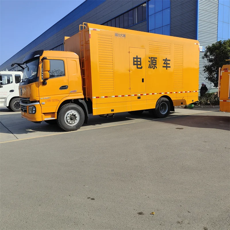 good price made high end mobile emergency electric power supply truck car for outdoor operation electric power supply