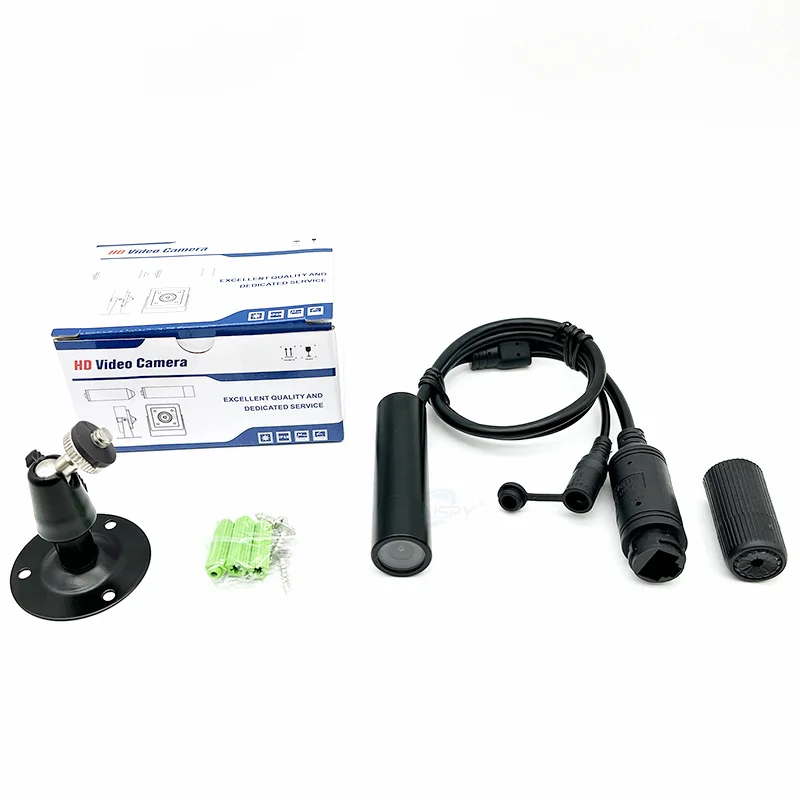 Diameter 22MM Waterproof Network Small 5MP POE Mini Bullet Security IP Camera On vif P2P CCTV Video Audio Surveillance IPCam