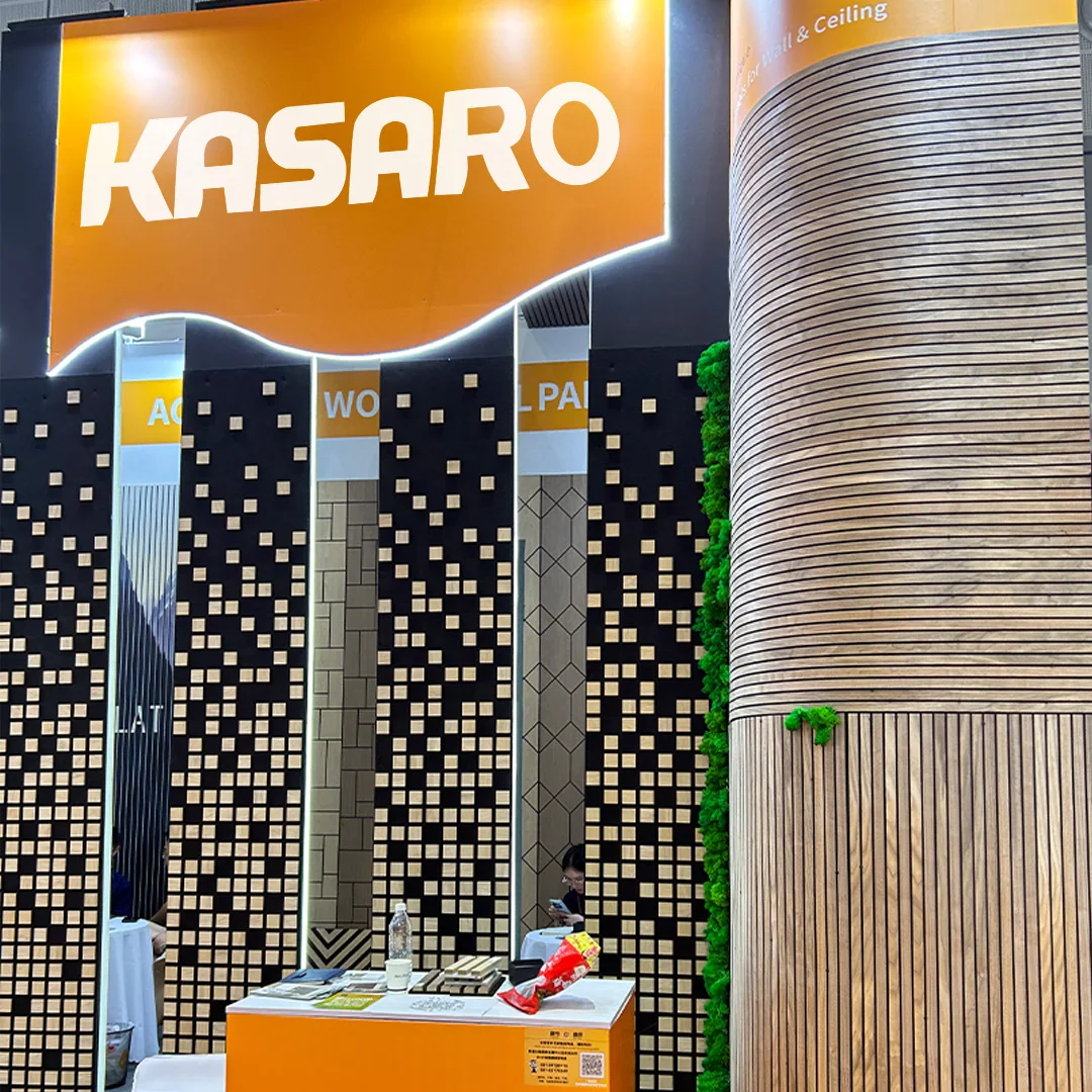 Curved Acoustic Ceiling Panels Flexible Wall Panel Curved Design MDF PET Acoustic Wall Decor Ceiling Panels