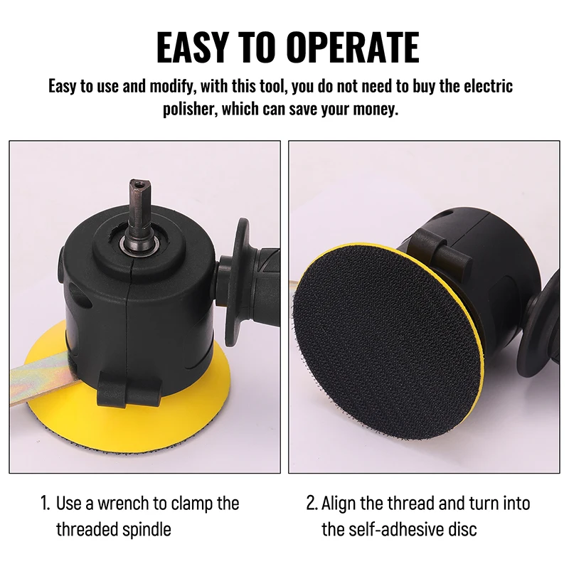 Electric Drill Modified Car Polisher Converter Polishing Pad Wool