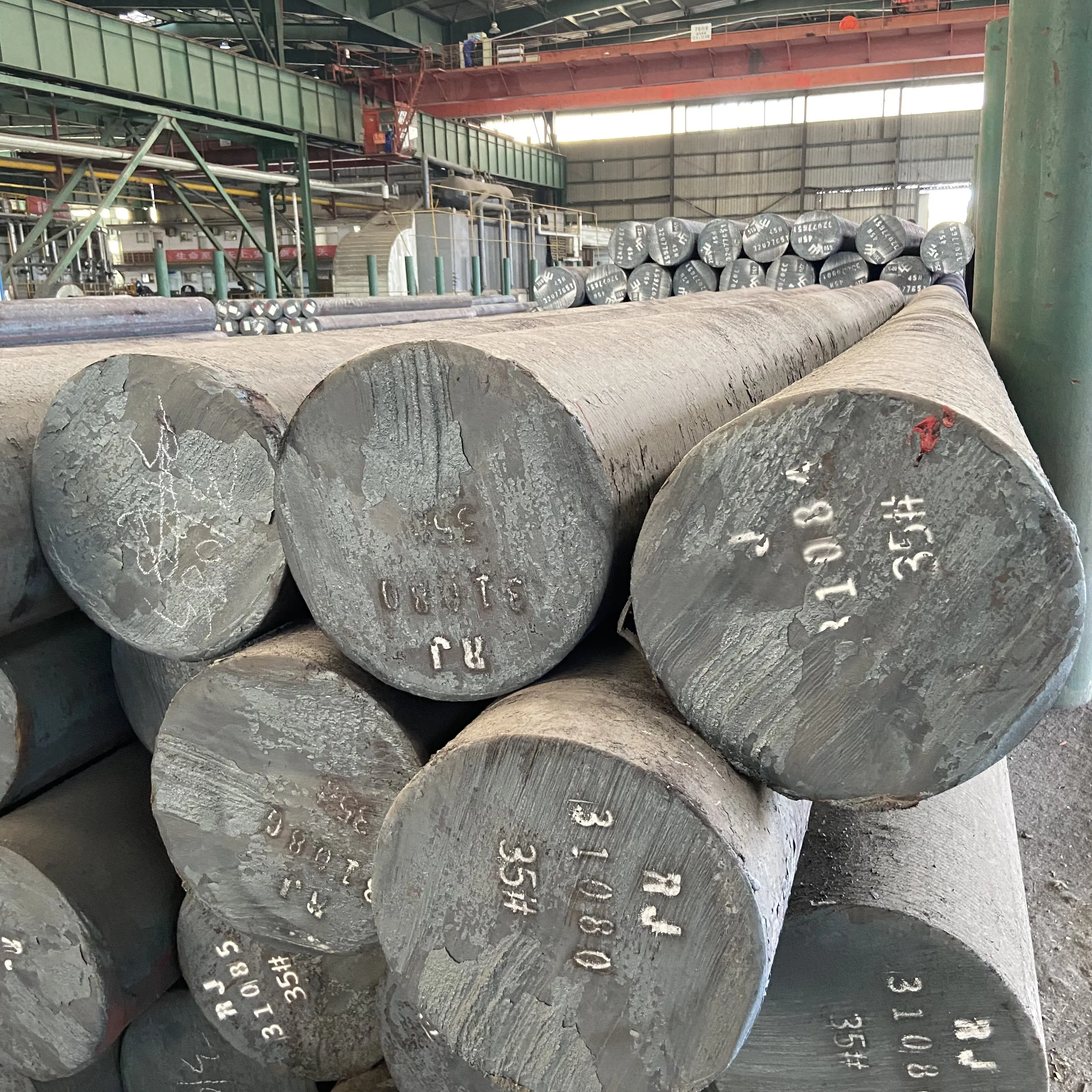 140mm 1045 Billets Mild Steel Round Rod Bar Iron