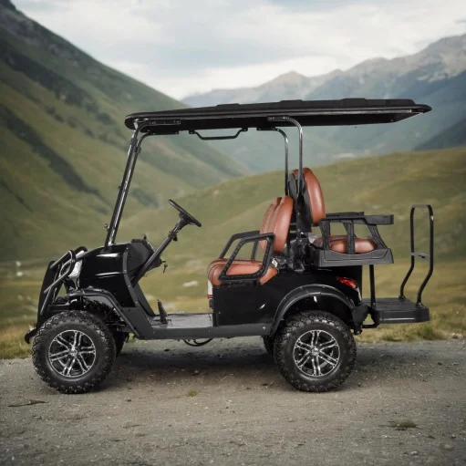 Off Road 4-seater Electric Golf Cart With Bump Custom Body Color Seat Lifted Buggy