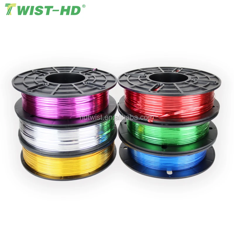 Golden PET twist tie/metallic twist ties in spool for TD-E twist ties machine