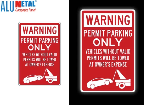 dibond sign wall and advertisement custom signage