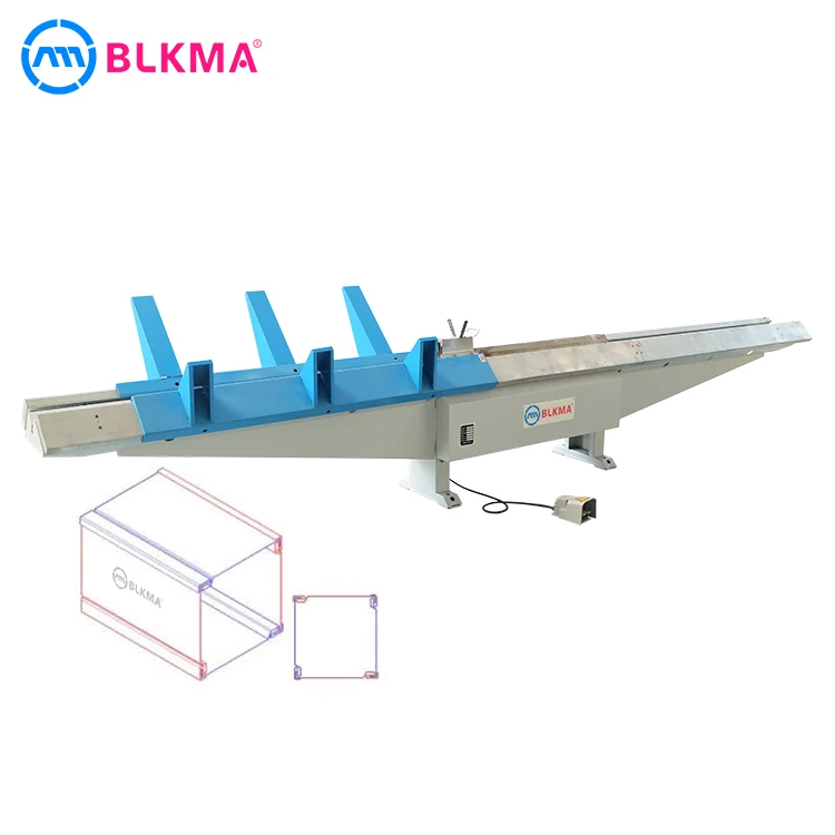 Rectangular Air Conditioning Duct Making Machine Duct Zipper Seam Closing Machine