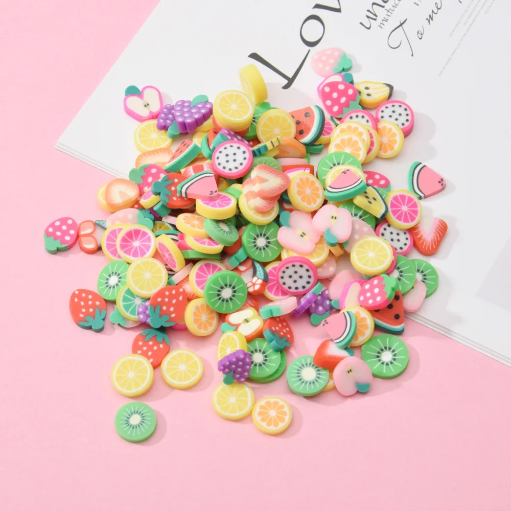 Professional roses polymer clay beads set For Necklace