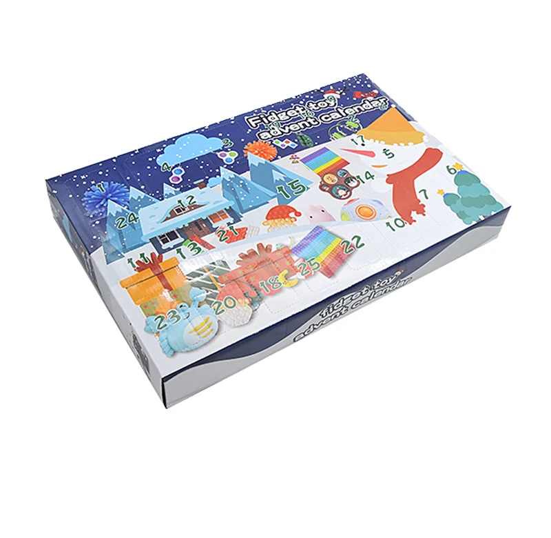 IPOP 24pcs Surprise Anti Stress Relief Toys Christmas Blind Box Sets Slow Rising Fidget Toy for kids gift