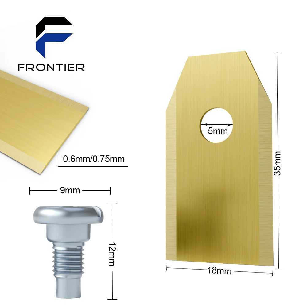 Lawn mower replacement blade 30pcs wholesale robot knife Titanium coating suitable for automotive lawn mowers