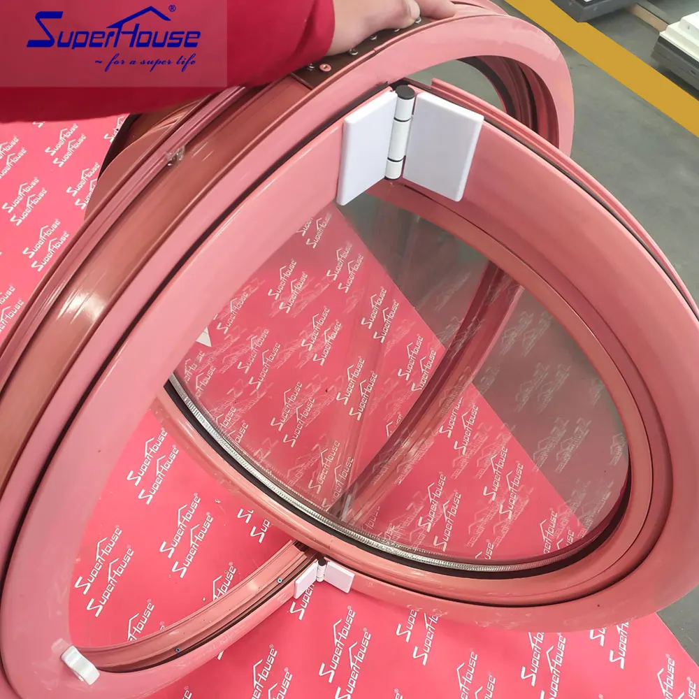 Superhouse Round Windows That Open Accordion Windows High Quality Double Glazing Aluminum Sliding Window Swing Horizontal Modern