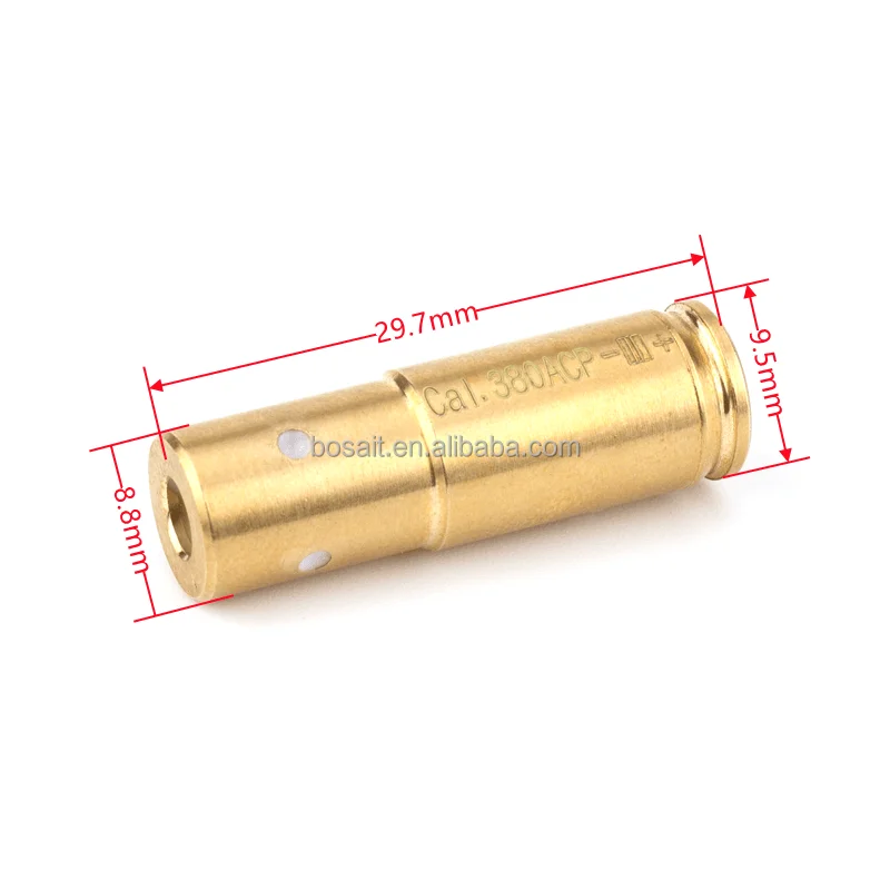 380ACP Laser Bore Sight  .380 ACP Cartridge BoreSighter 380ACP Laser Collimator