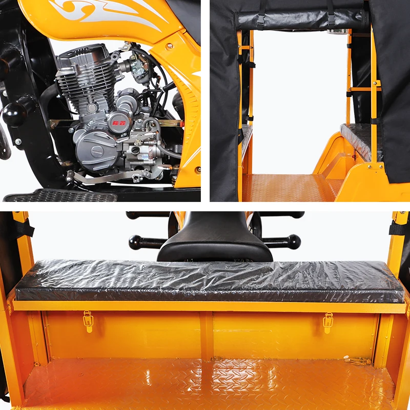 В новом дизайне по низкой цене Bajaj 3 колеса 250CC бензиновый такси-тук